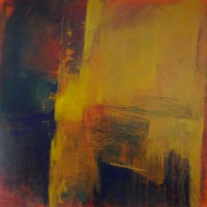   2016  Le soleil comme un aimant 90x90cm