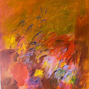 Le bal est un tourbillon  100 x 81 cm